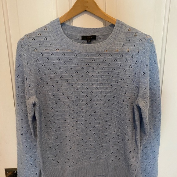 J crew sweater. Blue. Size medium. Worn once - Picture 4 of 10